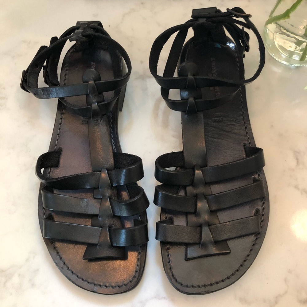 Handmade Italian leather sandals